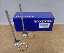 Комплект из 2-х усиленных выпускных клапанов и 2-х сёдел VOLVO D13A/C (высокое седло) до 2012г 23766595 VOLVO