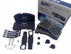 Комплект дисковых колодок 211x108x30 Knorr SK7/SB4 BPW/SAF 29171 (один вырез) ALLMAX