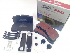 Комплект дисковых колодок 211x108x30 Knorr SK7/SB4 BPW/SAF 29171 (один вырез) ALLMAX PRO