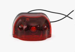 Подсветка номера, задний габарит 101*59*60 M4 LED красный корпус, защел. 409JW72 WAS