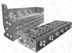 Головка блока цилиндров с клапанами VOLVO D13A/C KOLNHER K21342245