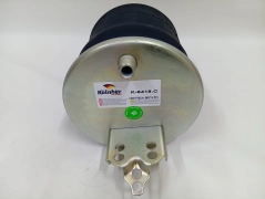 Пневморессора со стаканом металл VOLVO 1 шп штуц M16 М22 с кронштейном 6607NP01 KOLNHER K6418C