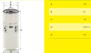 Фильтр топливный MAN RENAULT Magnum VOLVO FH12 Mann-Filter WDK1110228
