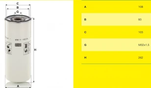 Фильтр топливный MAN RENAULT Magnum VOLVO FH12 Mann-Filter WDK1110228