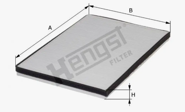 Фильтр воздушный кабины DAF 95XF XF95 XF105 HENGST E944LI